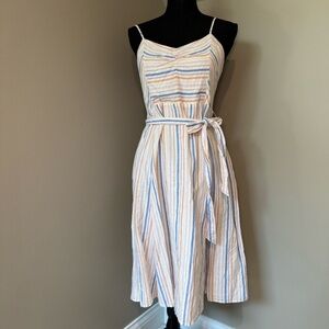 GAP Pastel Striped Midi Dress